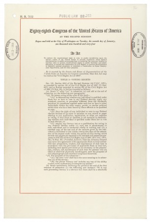 The Civil Rights Act of 1964